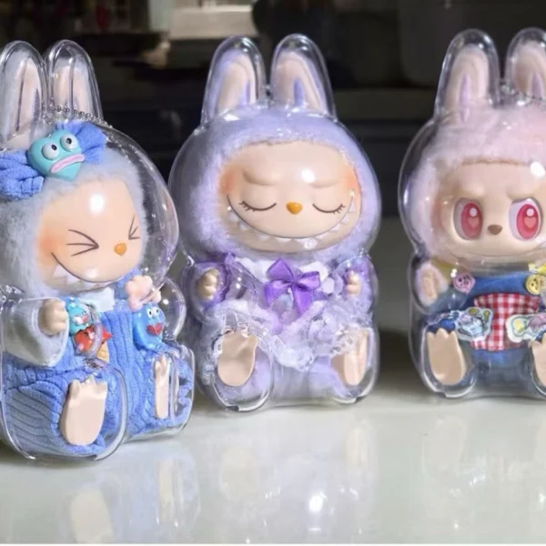 labubu clear acrylic case